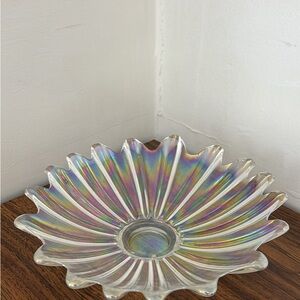 Vintage carnival, Iridescent Glass Decorative Bowl